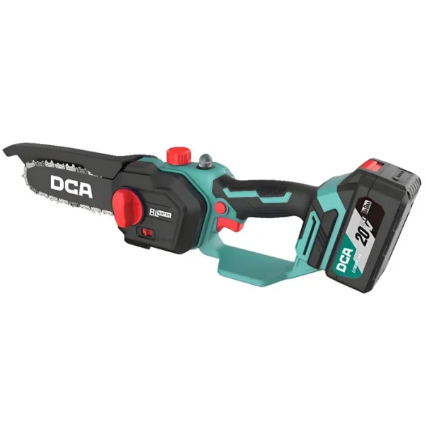 Máy cưa xích mini dùng pin 20V DCA ADML20081EM (2 Pin 4.0Ah, 1 Sạc) - Ảnh 4