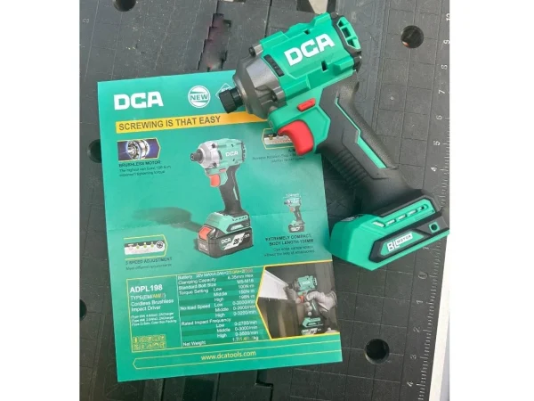 Máy vặn vít dùng pin 20V DCA ADPL198EM (2 pin 4.0Ah và sạc 2A) - Ảnh 4