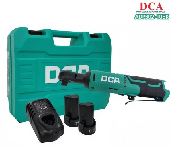 Máy siết bu lông góc dùng pin 12V DCA ADPB02-10EK (2 pin 2.0Ah và sạc) - Ảnh 3