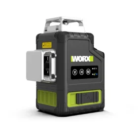 Máy Cân Bằng Laser 12 Tia Xanh Pin 20V Worx WU005.9