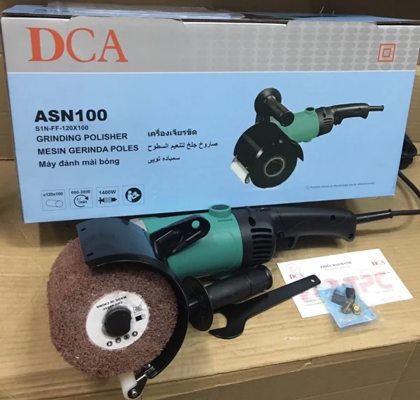 Máy mài bóng, đánh xước inox DCA ASN100 - Ảnh 3