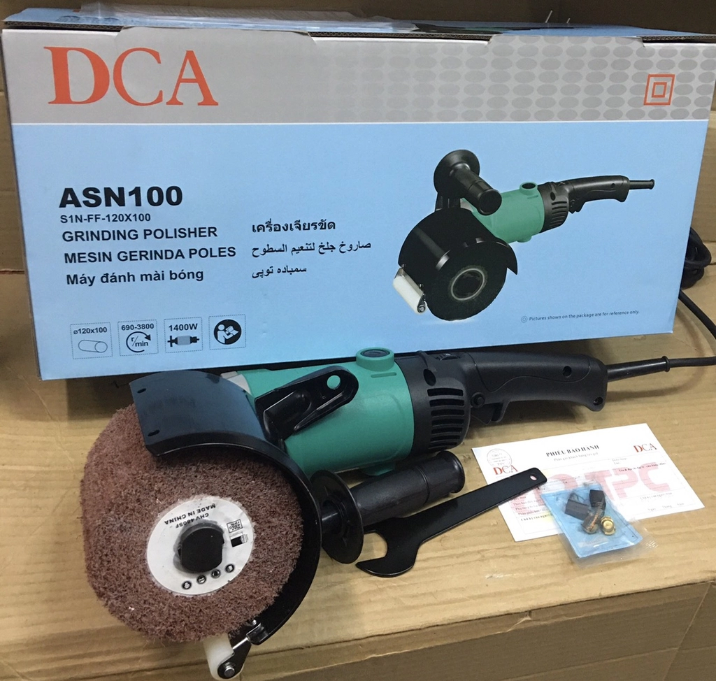 Máy mài bóng, đánh xước inox DCA ASN100 - Ảnh 3