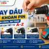 Cách Thay Đầu Máy Khoan Pin Đúng Cách