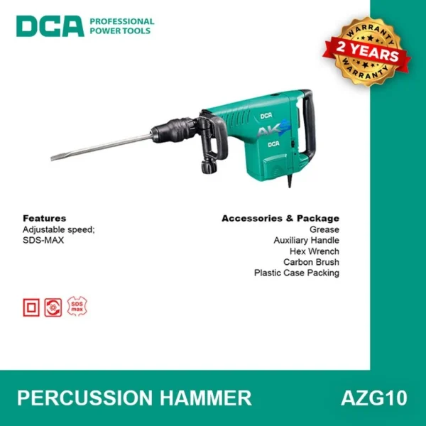 Máy đục bê tông 1500W 17MM DCA AZG10 - Ảnh 3