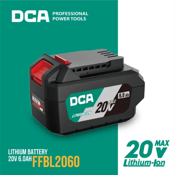 Pin 20V/6.0Ah Lithium DCA FFBL2060 - Ảnh 2
