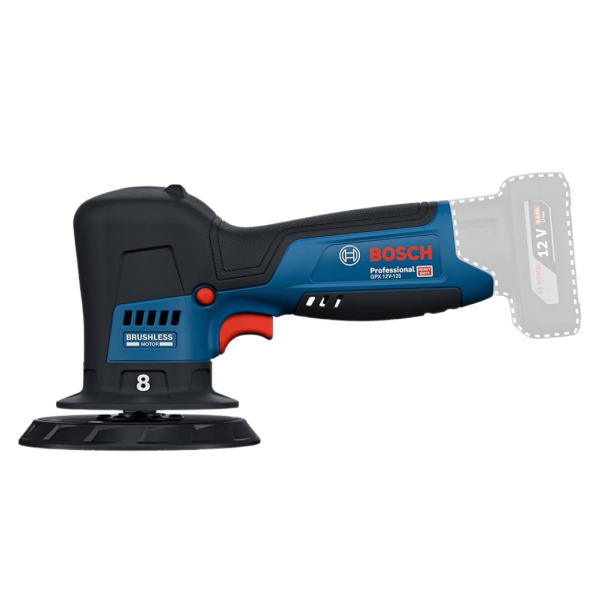 Máy đánh bóng lệch tâm pin 12V Bosch GPX 12V-125 (SOLO) - Ảnh 2