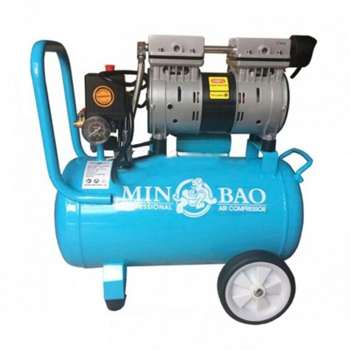 Máy nén khí không dầu 24L 2HP Minbao MBKD-24L