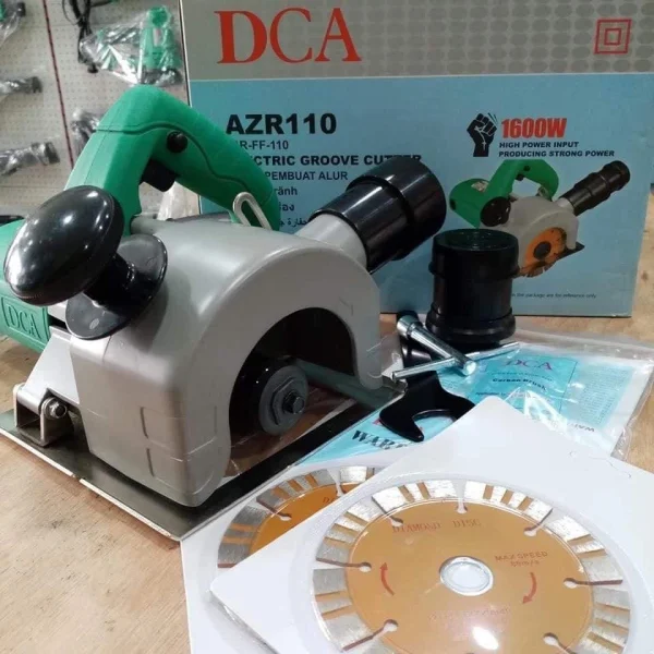 Máy khoét rãnh đá 2 lưỡi 1400W DCA AZR110 - Ảnh 3