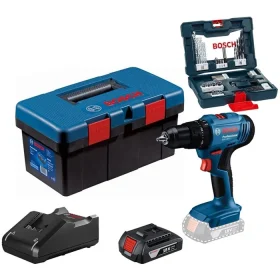 Máy khoan động lực dùng pin 18V Bosch GSB 183-LI (1 pin + hộp công cụ + set 41 phụ kiện)