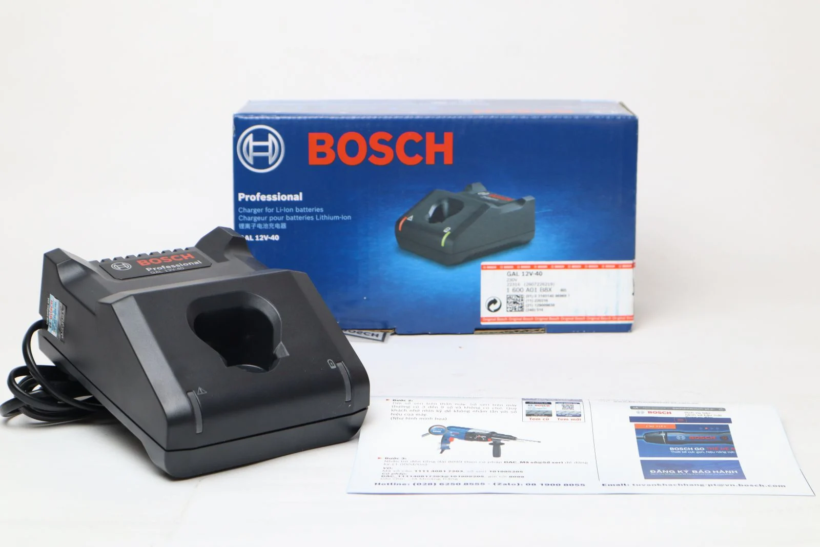 Đế sạc nhanh pin Bosch GAL 12V-40 1600A01B8X - Ảnh 2