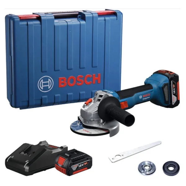 Máy mài góc dùng pin 18V Bosch GWS 18V-8 100mm (2 Pin 4.0Ah, 1 Sạc)