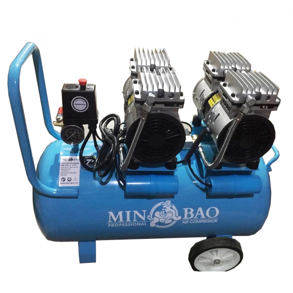 Máy Nén Khí Không Dầu 50L MINBAO MBKD-50L